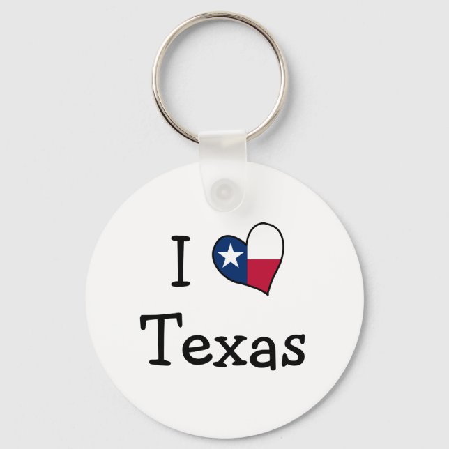 I Kärlek Texas Keychain Nyckelring (Framsida)