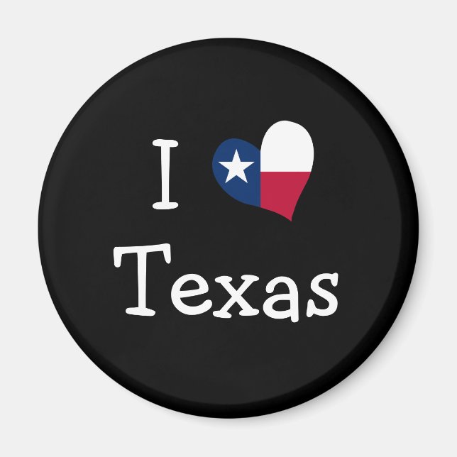 I Kärlek Texas Magnet (Framsidan)