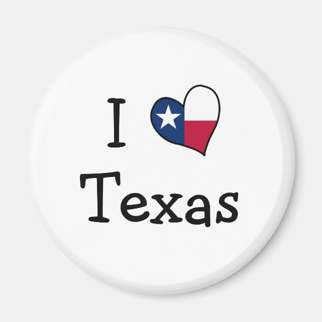 I Kärlek Texas Magnet (Framsidan)