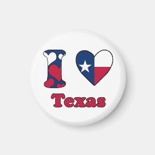 I kärlek Texas Magnet