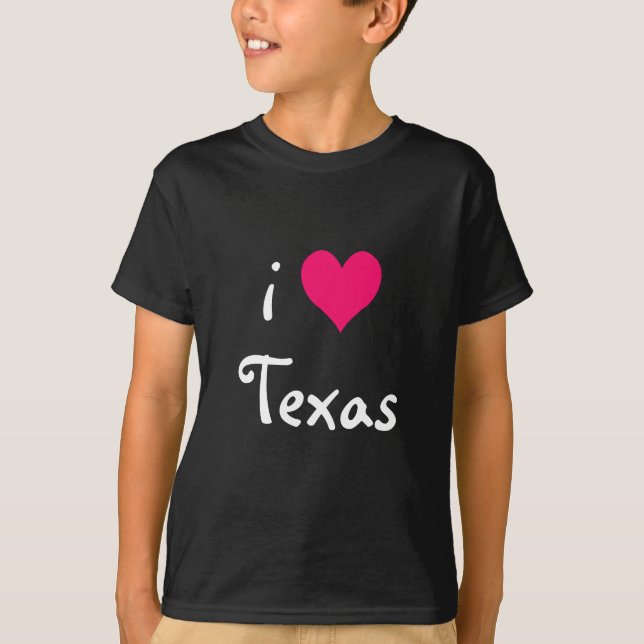 I Kärlek Texas Shirt T-shirt (Framsida)