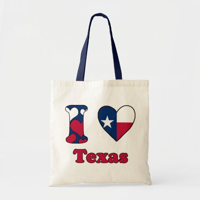I kärlek Texas Tygkasse (Framsidan)