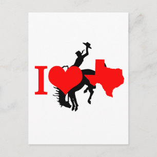 I kärlek Texas Vykort