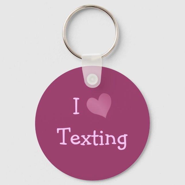 I Kärlek Texting Nyckelring (Framsida)