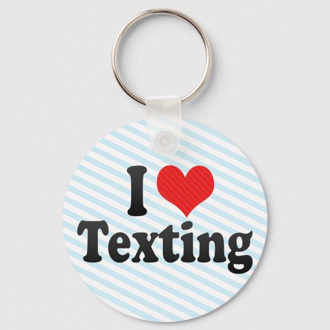 I Kärlek Texting Nyckelring (Framsida)