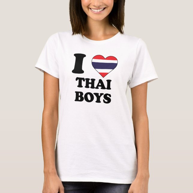 I kärlek Thai Boys T-shirt (Framsida)