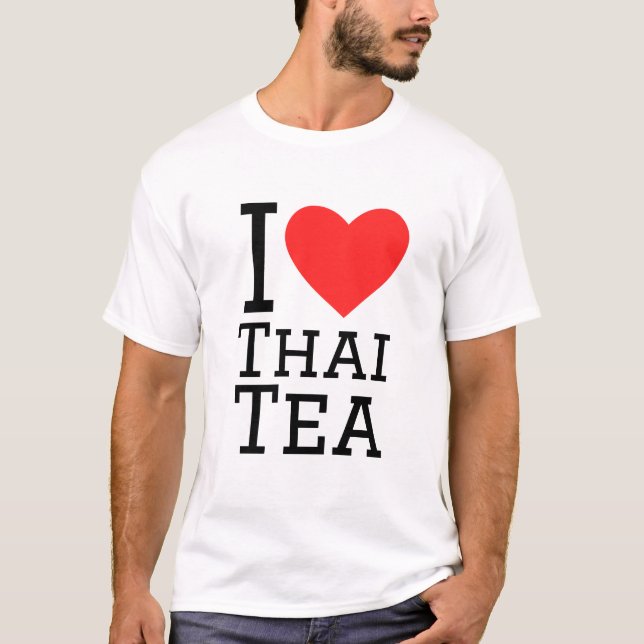 I kärlek Thai-te T Shirt (Framsida)