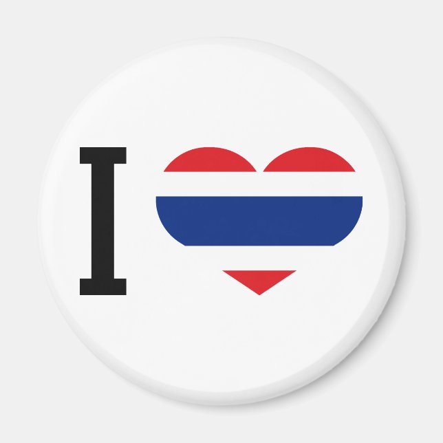 I kärlek Thailand Magnet (Framsidan)
