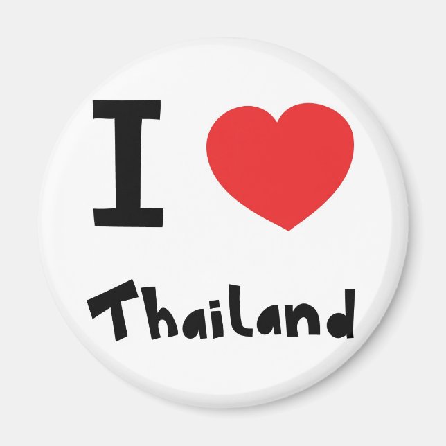 I kärlek Thailand Magnet (Framsidan)