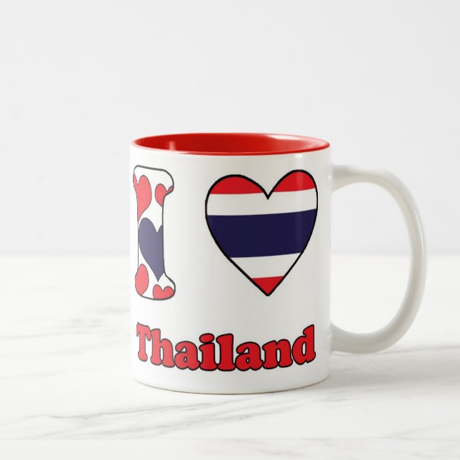 I kärlek Thailand Två-Tonad Mugg (Höger)