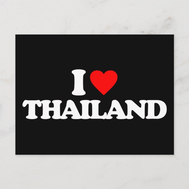 I KÄRLEK THAILAND VYKORT (Framsida)