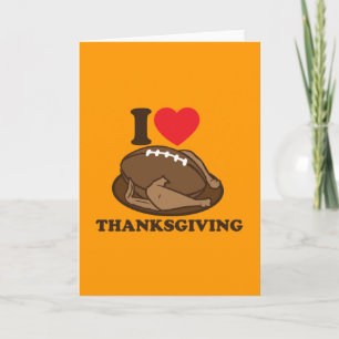 I KÄRLEK THANKSGIVING HELGKORT