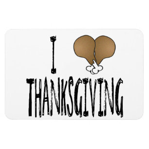 I KÄRLEK THANKSGIVING MAGNET