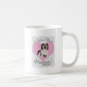 I Kärlek Them Shaggy Hundar Kaffemugg