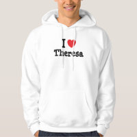 I kärlek Theresa hjärta T-Shirt