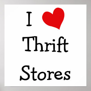 I Kärlek Thrift Stores Poster