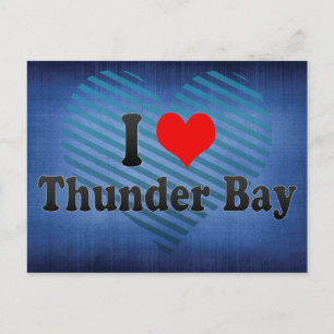 I Kärlek Thunder Bay, Kanada Vykort