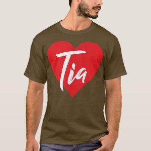 I Kärlek Tia First Namn Tshirt I Heart Named T Shirt