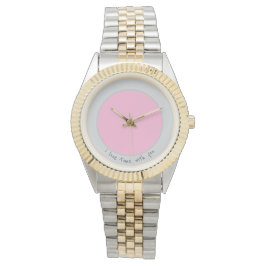 I Kärlek tid med dig Guld & Silver Watch Armbandsur