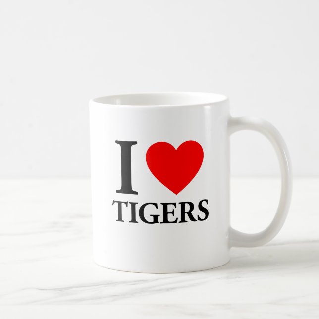 I Kärlek Tigers Kaffemugg (Höger)