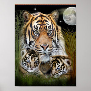 I kärlek Tigers Poster