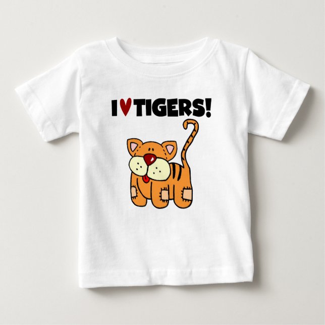 I Kärlek Tigers T-shirt (Framsida)