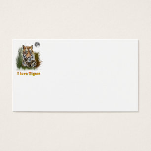 I kärlek Tigers Visitkort