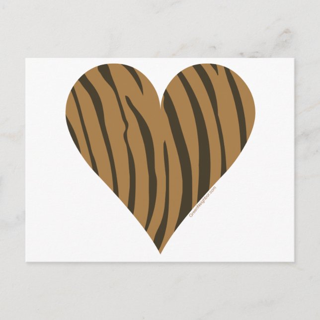 I Kärlek Tigers Vykort (Framsida)