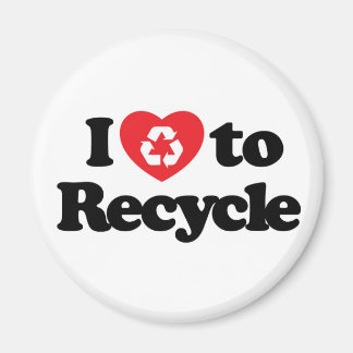 I kärlek till Återvinna Magnet