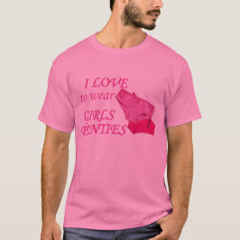 I KÄRLEK till bära GIRLS PANS T Shirt