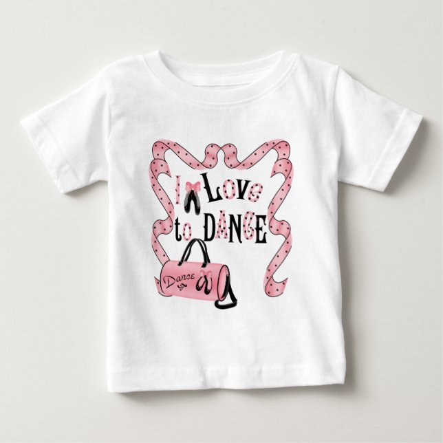 I Kärlek till Dance Infant T-shirt (Framsida)