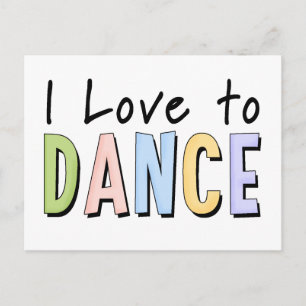 I Kärlek till Dance Vykort