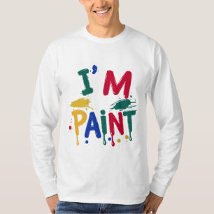 I Kärlek till Finger Paint I är Paint par T Shirt