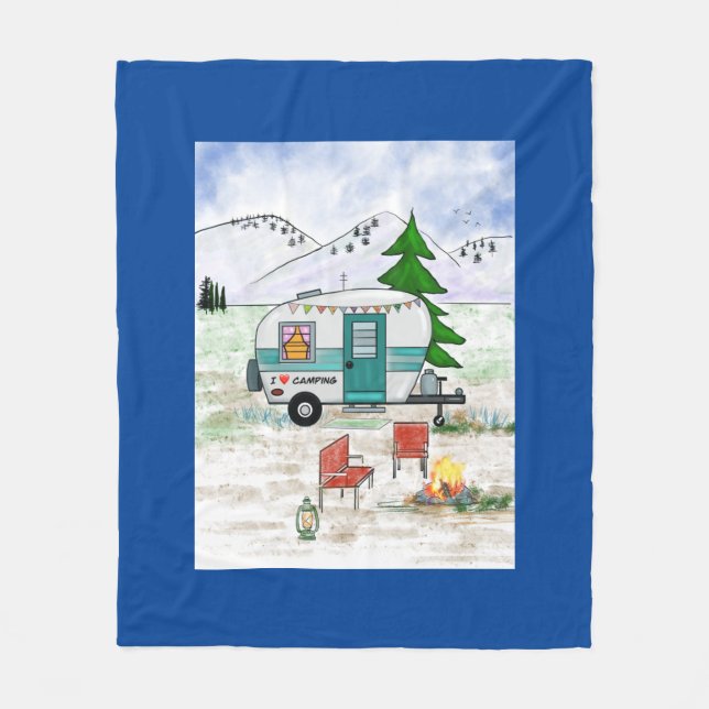 I kärlek till lägerfilt fleecefilt (Framsidan)