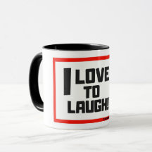 I KÄRLEK TILL LAUGH/COFFEE MUGG