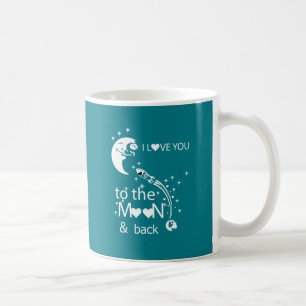 I kärlek till måne och bak kaffemugg