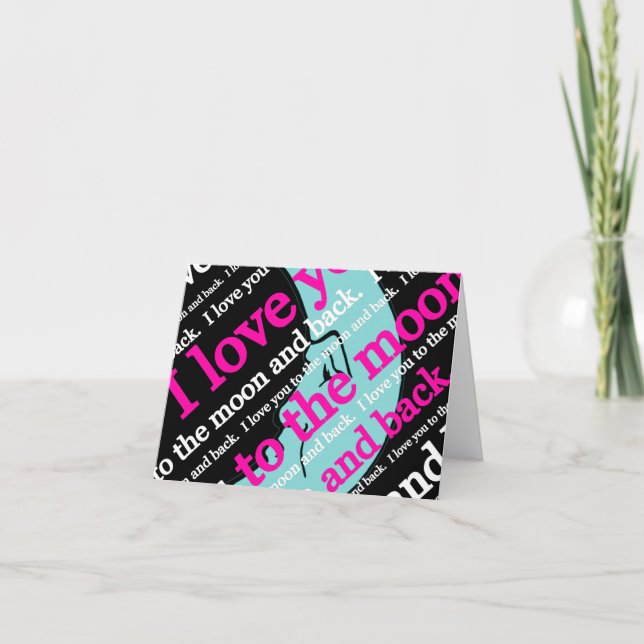 I Kärlek till Måne och bak-presenter Kort (Framsida)