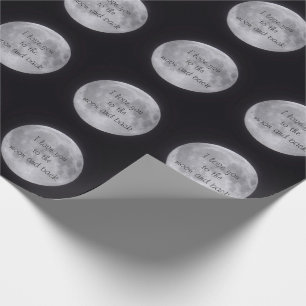 I kärlek till Måne och bak-svällning Papper Presentpapper