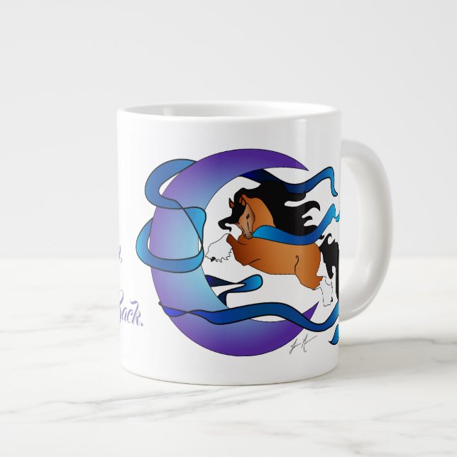 I kärlek till Måne och Baksidan av zigenaren Mugg Jumbo Mugg (Framsida höger)