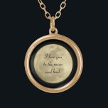I kärlek till måne och rygghalsbandet i guld guldpläterat halsband<br><div class="desc">En vacker gåva till den du kärlek.  Med en bild i måne som jag tog,  så är detta giltigt.</div>