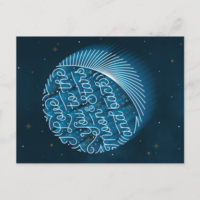 I Kärlek till Måne och stjärnor/vykort Helg Vykort (Framsida)