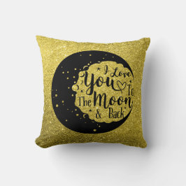 I kärlek till måne och tillbaka kudde