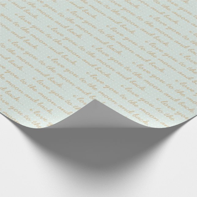 I Kärlek till Måne och tillbaka Presentpapper (Hörn)