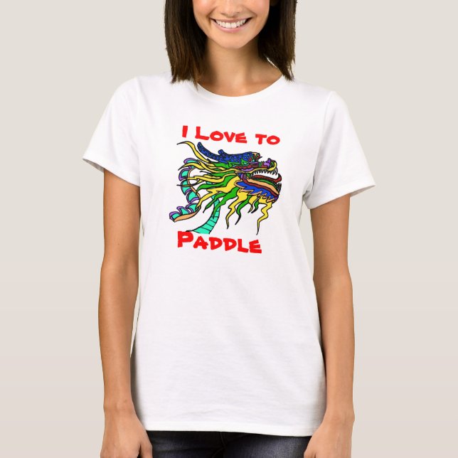 I Kärlek till Paddle T-shirt (Framsida)