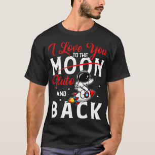 I Kärlek till Pluto and Back Funny Astrofysik T Shirt