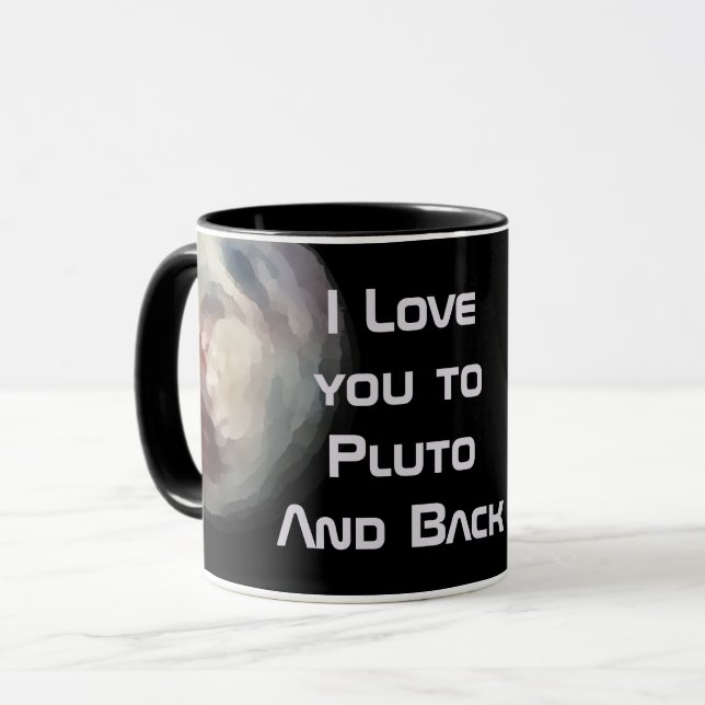 I kärlek till Pluto och Back Mugg (Framsida vänster)