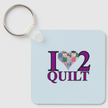 I Kärlek till Quilt - Nyckelring