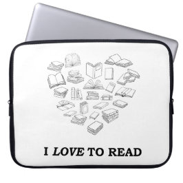I Kärlek till Read Laptop Fodral