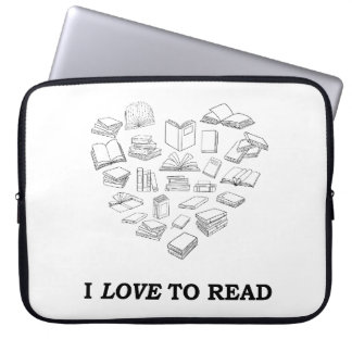 I Kärlek till Read Laptop Fodral