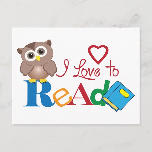 I Kärlek till Read Vykort (Framsida)